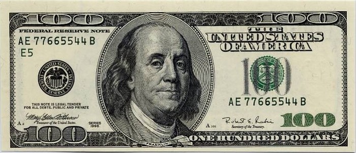 100 dollar bill